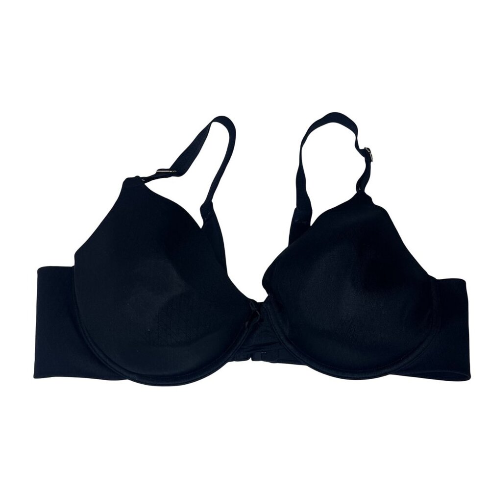 Vanity Fair Beauty Back Full Figure Underwire Bra Size 42C Black